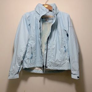 Women’s size medium lightweight titanium Columbia wind breaker jacket. New!